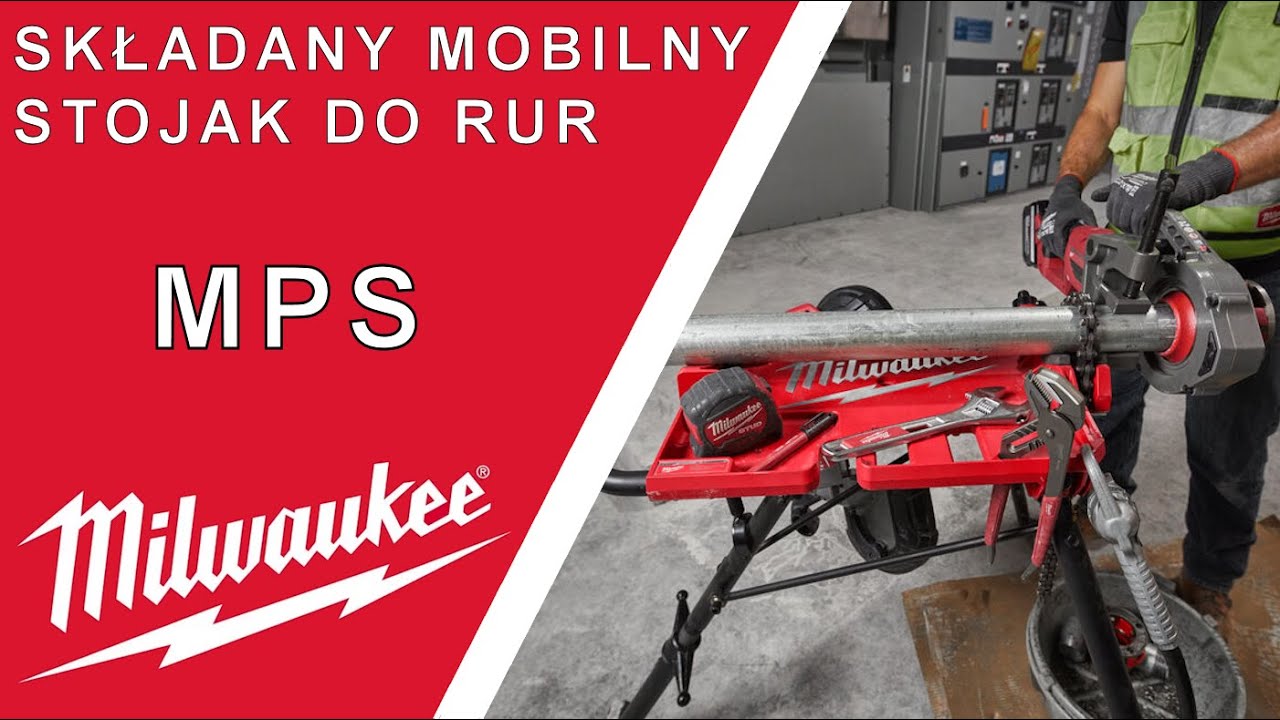 MILWAUKEE MPS składany mobilny stojak do rur