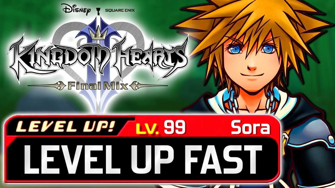 Kingdom Hearts 2 - How to Level Up FAST - Achieve Level 99!