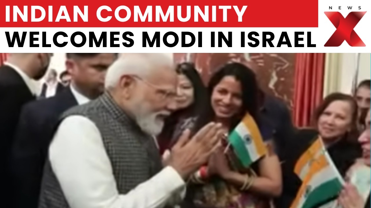 Modi in Israel: PM Modi Meets Diaspora, Witnesses Cultural Showcase | Latest News | NewsX