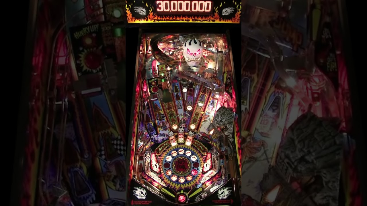 No Fear (Williams 1995) - Pinball gameplay