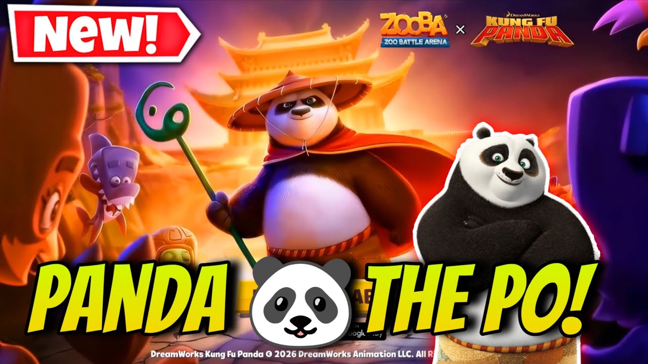 Po Arrived in Zooba! 🐼🔥 Kung Fu Panda x Zooba Epic Gameplay Trailer 🎯