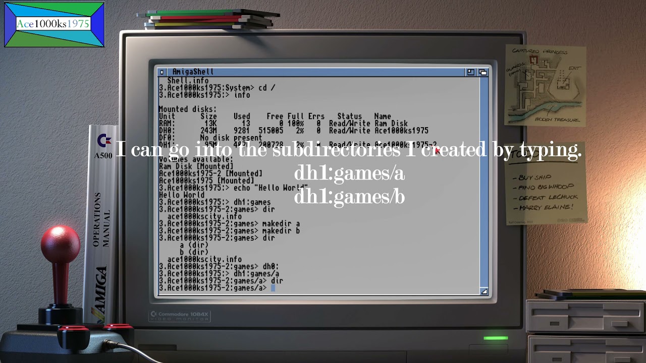 AmigaDos Commands on Workbench 3.1