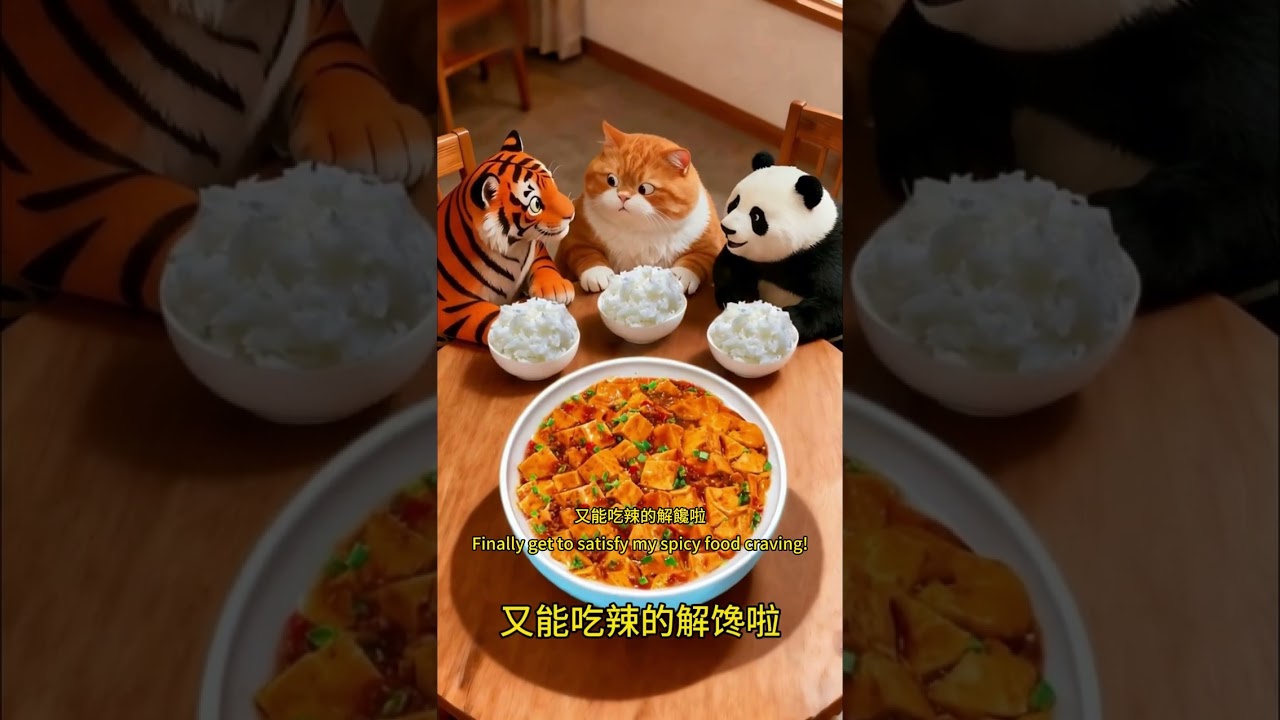 Mapo Tofu Disaster? Fat Orange Attempts a Sichuan Classic! | AI Cat Comedy