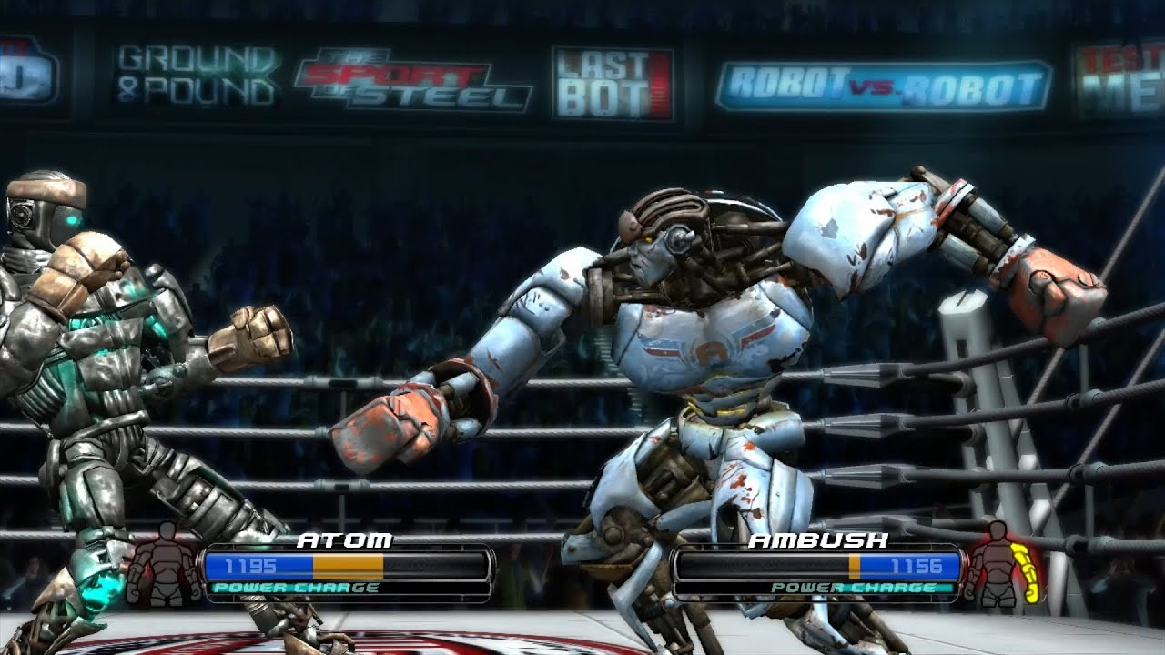 REAL STEEL THE VIDEO GAME - ATOM vs AMBUSH