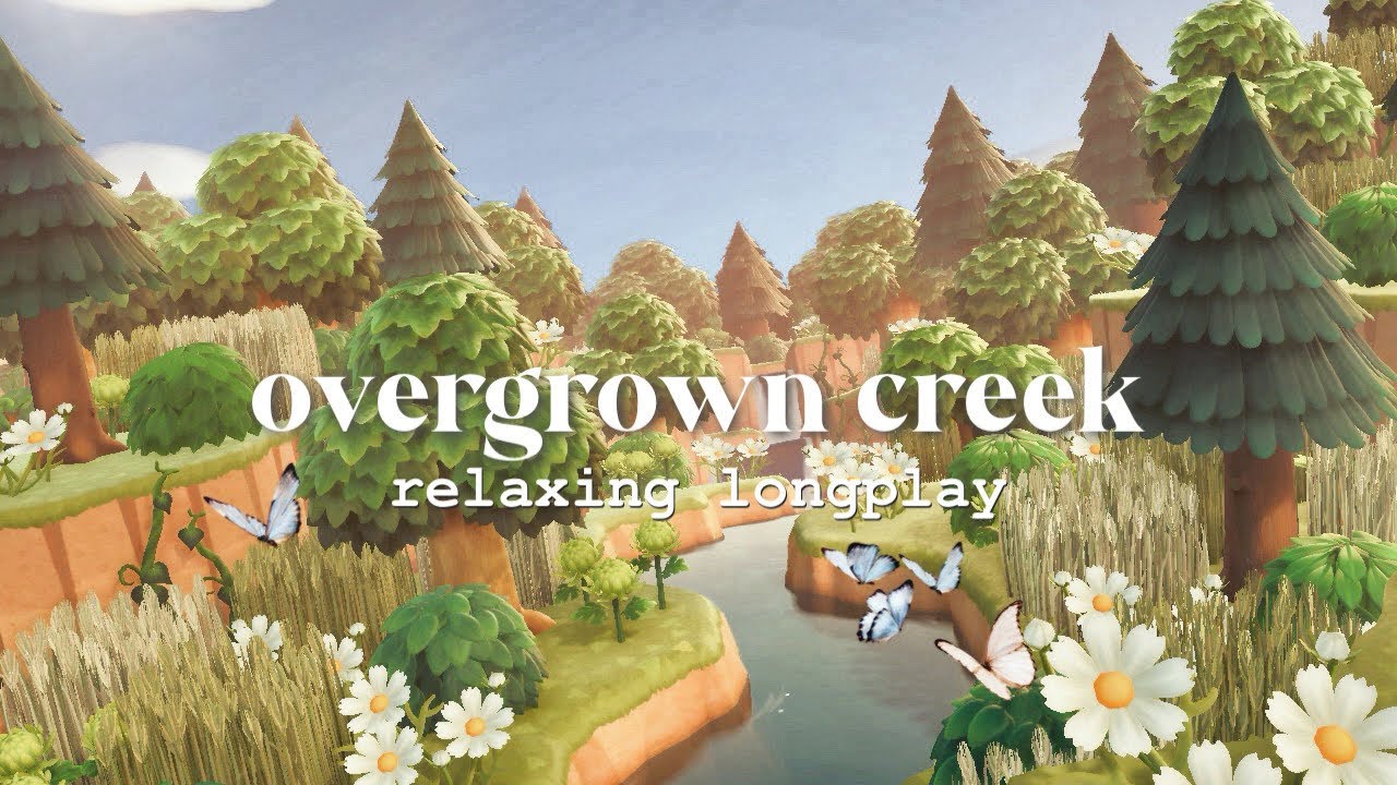 【あつ森】狭いエリアで壮大な遠景を作る🌳 | Animal Crossing Longplay 🍃 forest creek  (No Commentary)