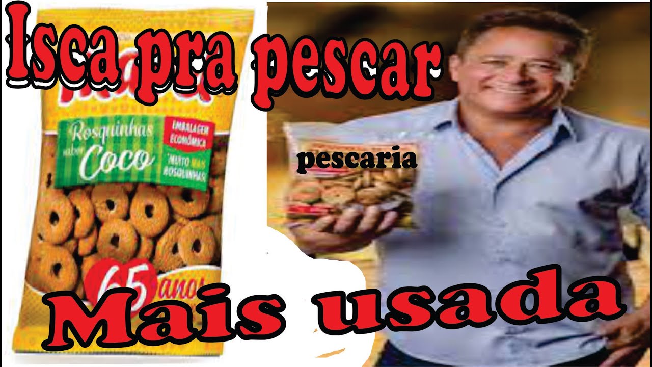 A isca para pescar mais usada por quem sabe pescar.pega todo tipo de peixe