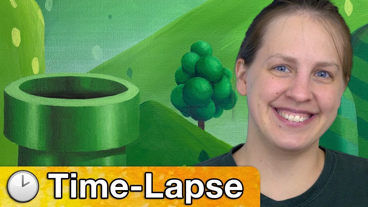 Mario 64 - Time Lapse Painting