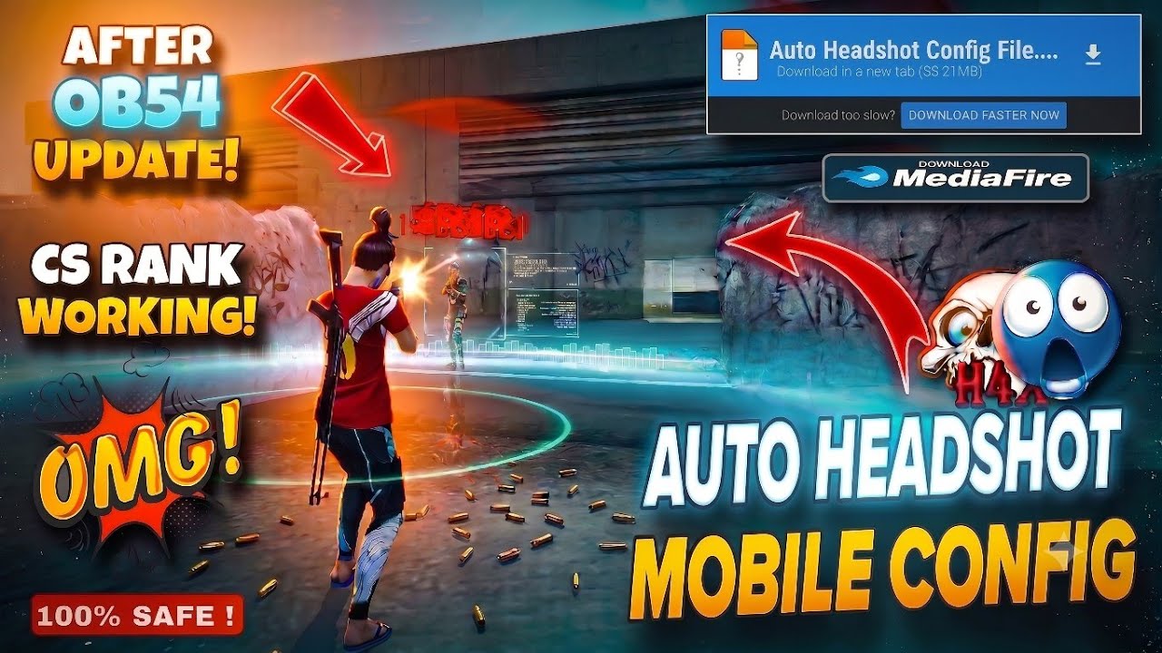 Auto Headshot Config File Free Fire 🎯🌠 Macro Aimbot + No Recoil Regedit ‼️ Antiban VIP Script 👽