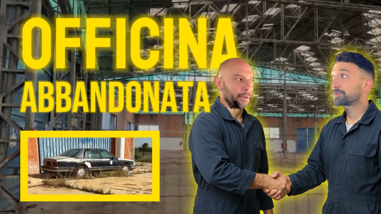 ESPLORIAMO UN’ OFFICINA ABBANDONATA. Troviamo un’ auto d’epoca! #urbex