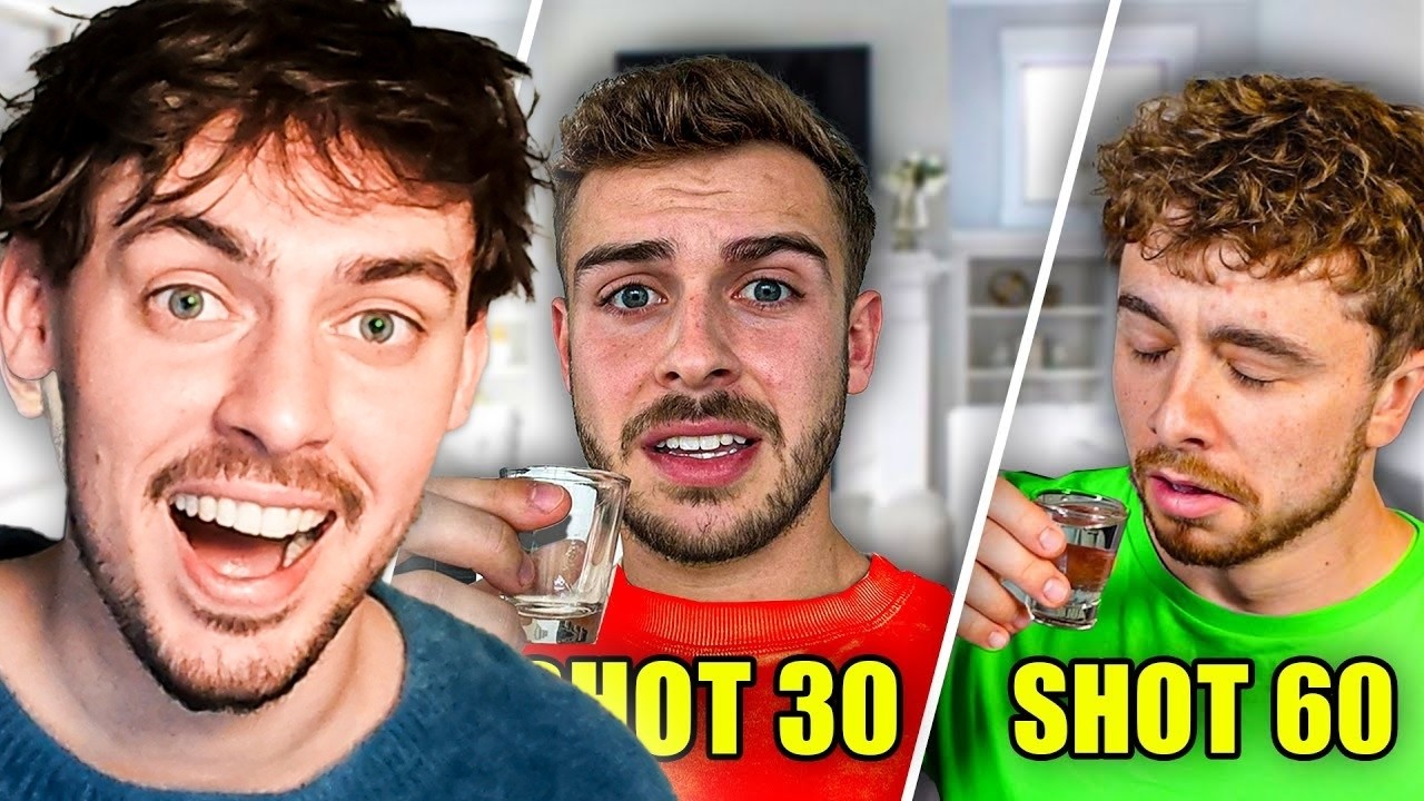 We Took 1 Shot Every Minute for 1 Hour (Reaction)