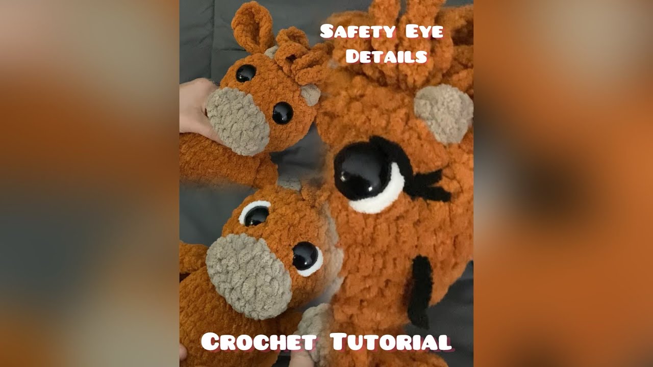 Safety Eye Details Crochet Tutorial for beginners
