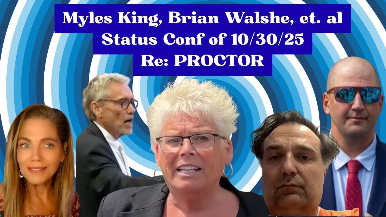 Live Hearing on Walshe, King: Proctor Federal Materials to be Destroyed Tomorrow