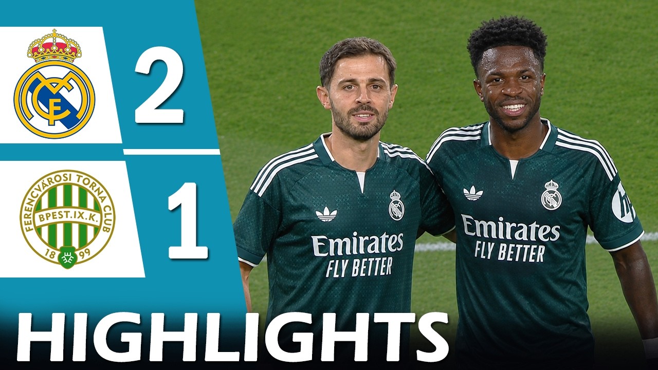 Mourinho's Real Madrid vs Ferencv&aacute;rosi 2-1 | Extended Highlights | Bernardo Silva Debut 26/27