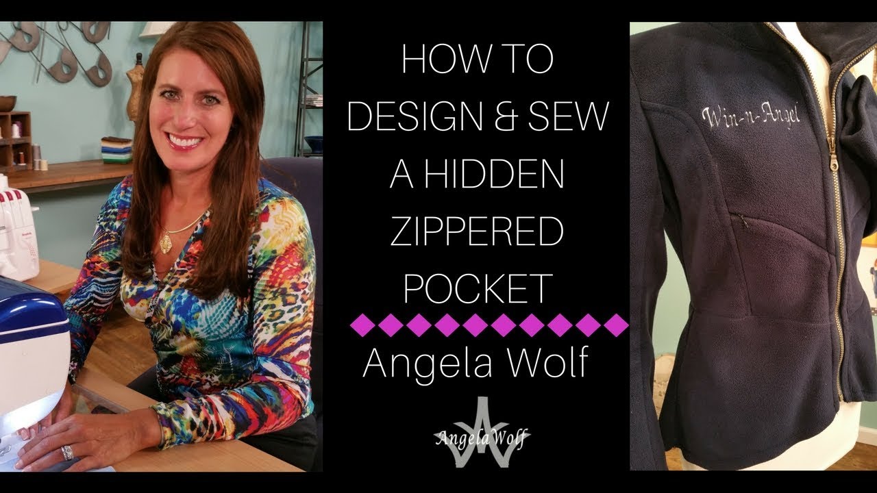 DIY TUTORIAL: HOW TO ADD A ZIPPERED POCKET TO A SLEEVE OR JACKET