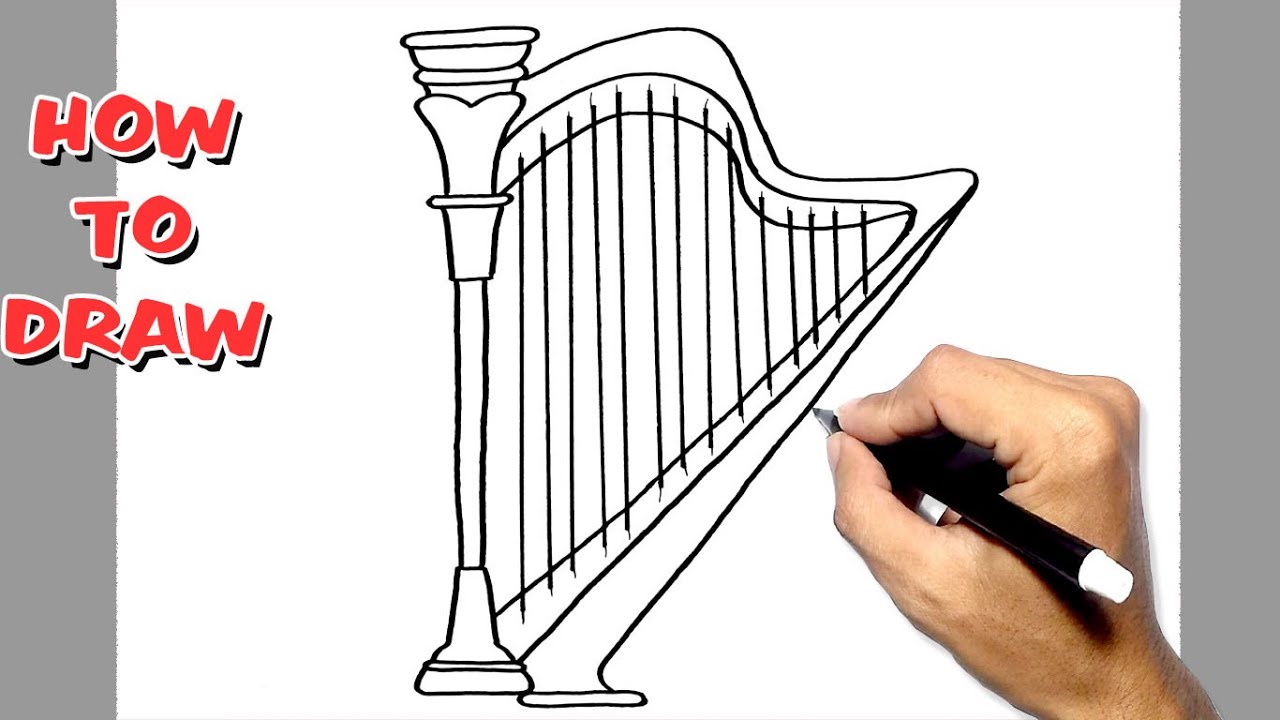 How to Draw Harp