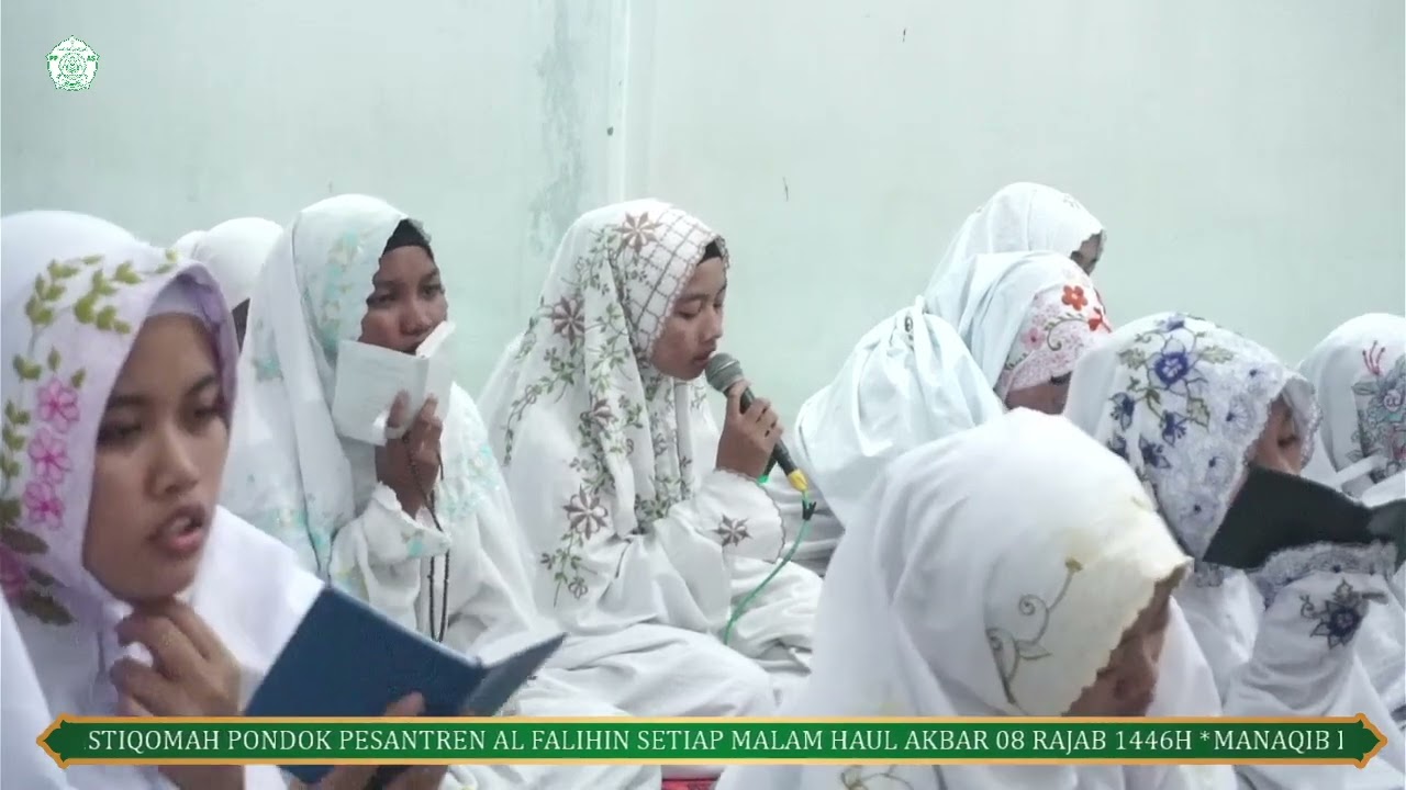 MANAQIB ISTIQOMAH MALAM HAUL AKBAR PONDOK PESANTREN RAUDLATUL FALIHIN 08 RAJAB 1446H