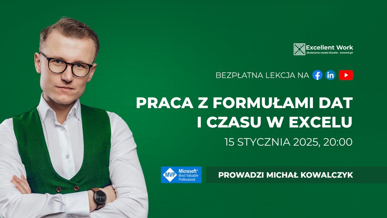 Praca z formułami dat i czasu w Excelu