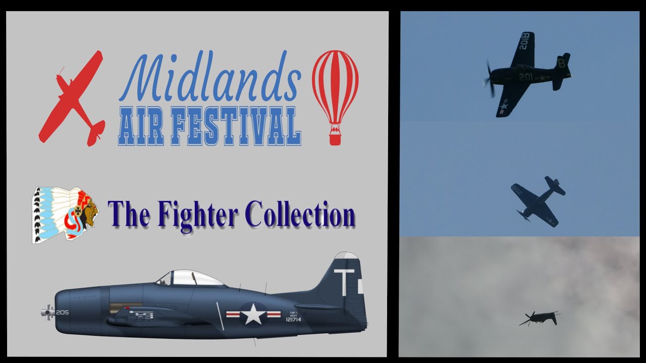 Midlands Air Festival Part 6 - The Fighter Collection - Grumman F8F-2P Bearcat - G-RUMM - June 2023