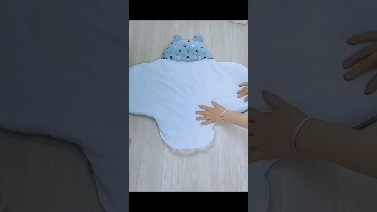 Baby nest Eared Swaddle Quilt  Making | Baby Sleeping Set Sewing 🐰