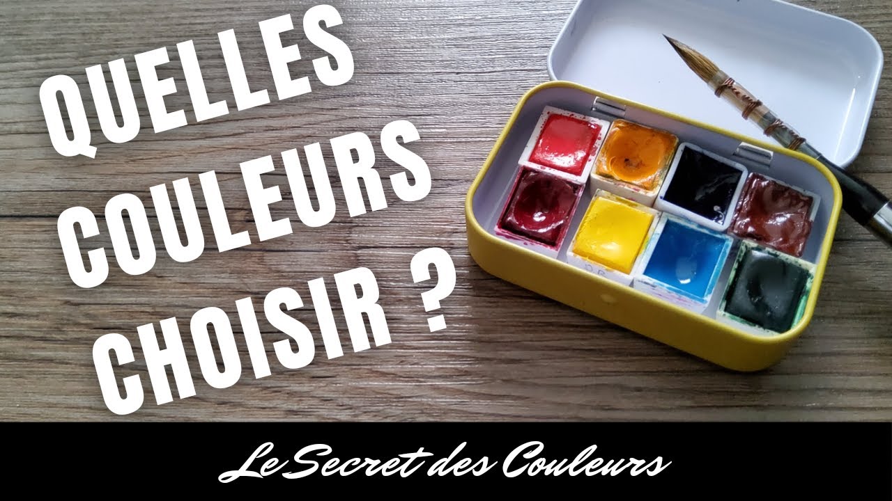 Couleurs essentielles à l’aquarelle ! Choisir sa palette idéale. ESSENTIAL WATERCOLORS (ENG SUB)