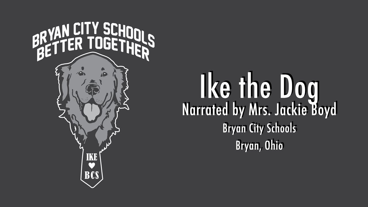 Ike the Dog at Bryan City Schools
