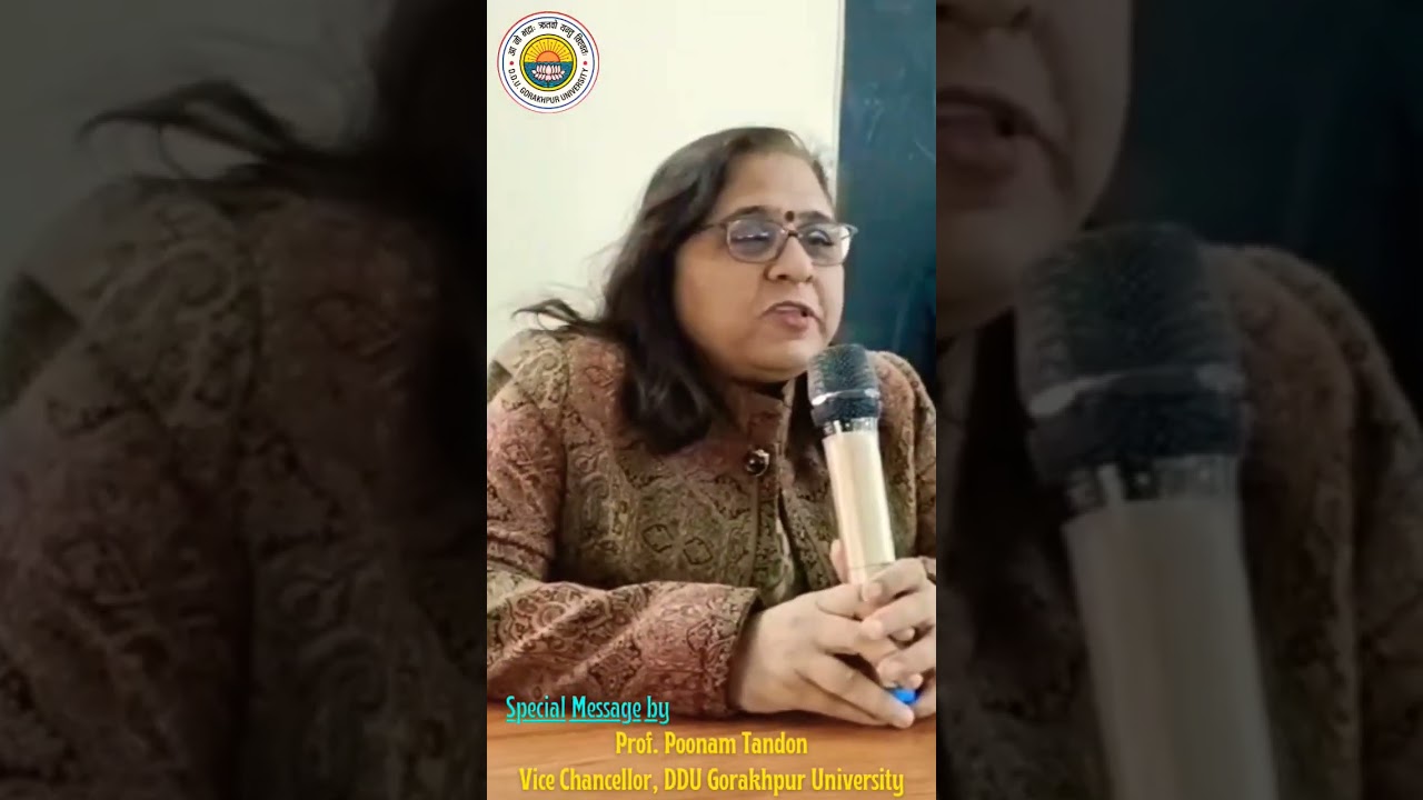 Special Message ✨ | Vice Chancellor | #DDUGU #Gorakhpur