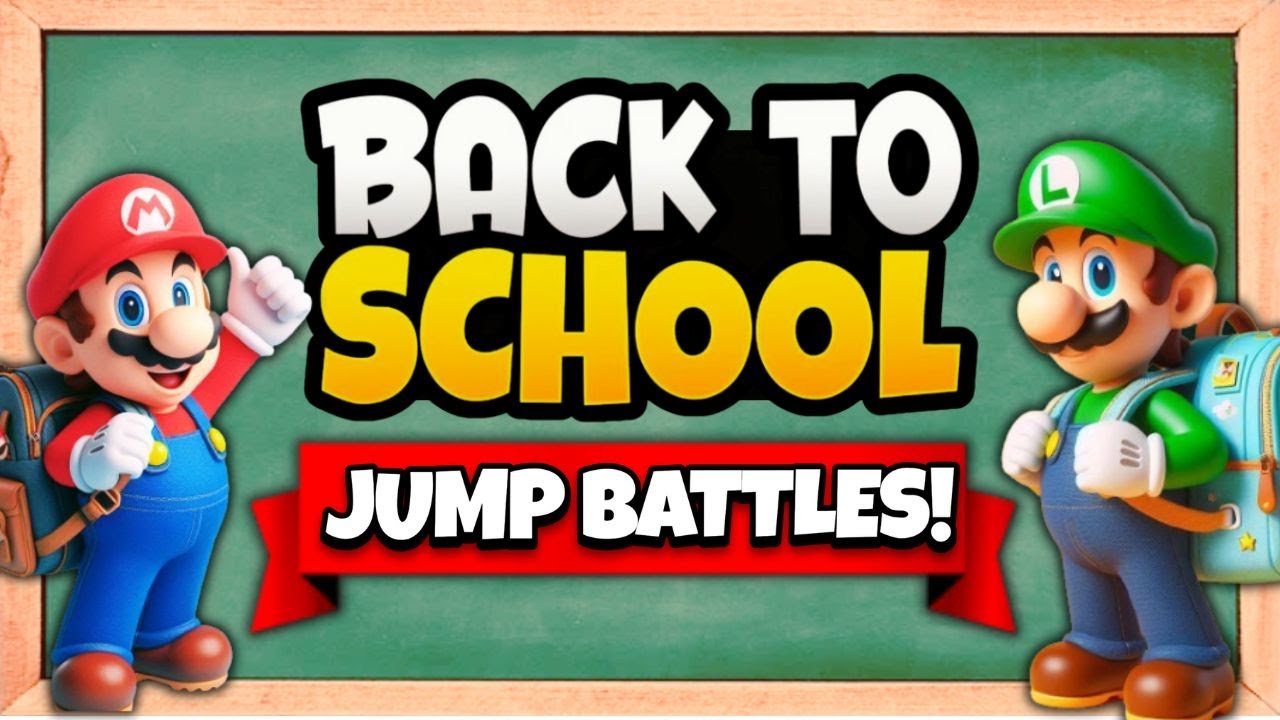 Mario Back to School Jump Battles! | Brain Break | Just Dance | Freeze Dance | Danny Go Noodle