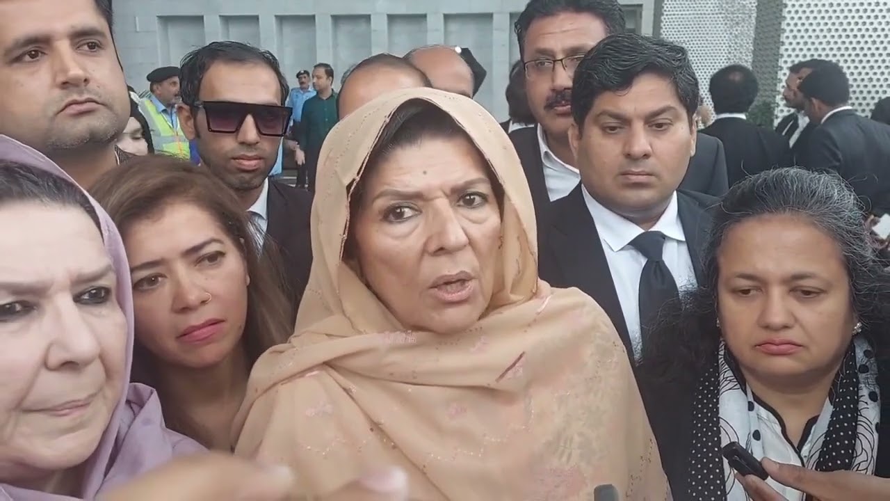 Islamabad: Former Prime Minister Imran Khan's Sister Aleema Khan Second Media Talk