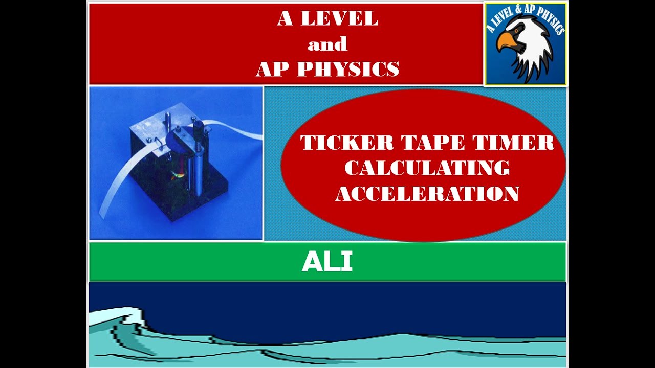Ticker Tape Timer -acceleration calculation