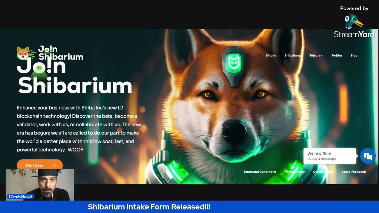 Shytoshi Releases #Shibarium Intake Form