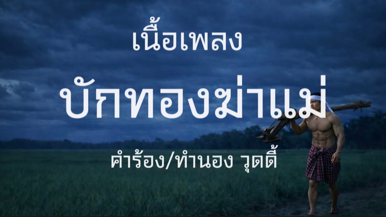 บักทองฆ่าแม่ - เนื้อเพลง | เพลงอีสานเศร้าๆ สะท้อนชีวิตคน | Lyrics Video
