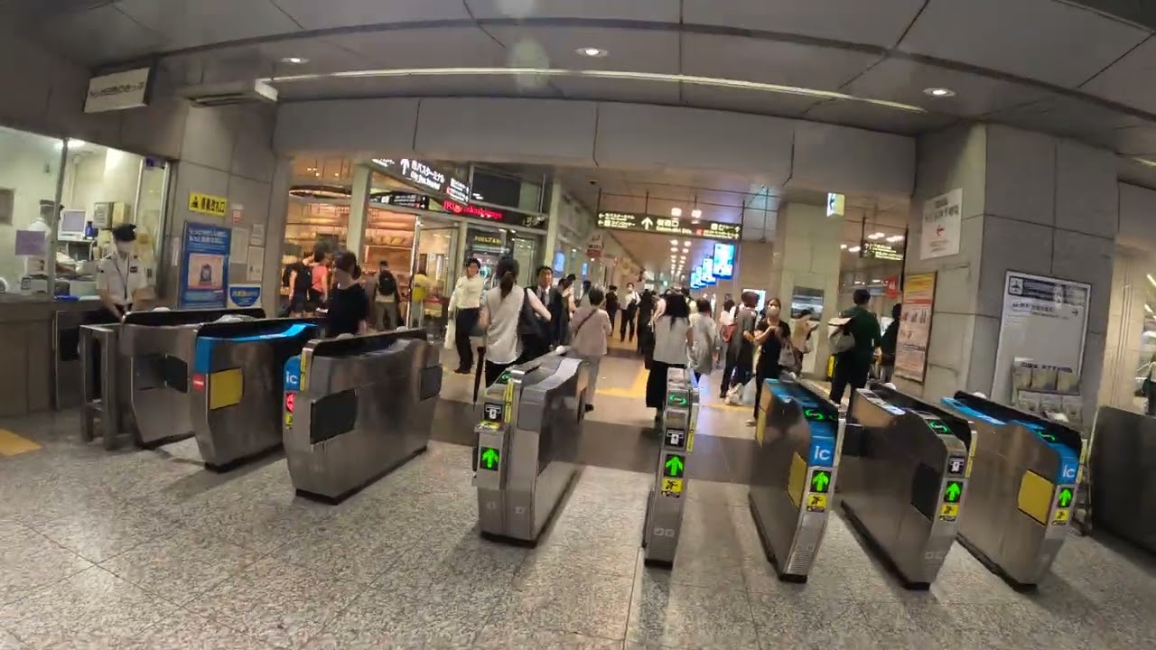 2025Jun23 #JR新幹線名古屋駅改札～ #地下鉄東山線入口 GX010340