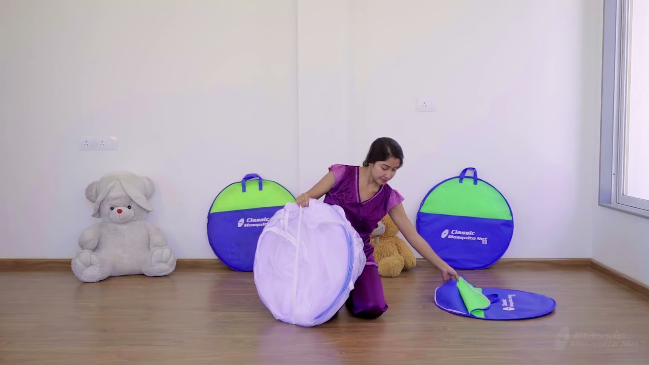 How to fold Classic mosquito net- English commentary