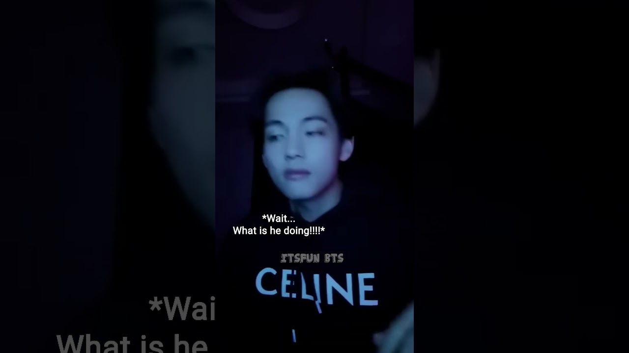 The way #TAEHYUNG stopped his weverse LIVE🤣🤣#btsv #bts