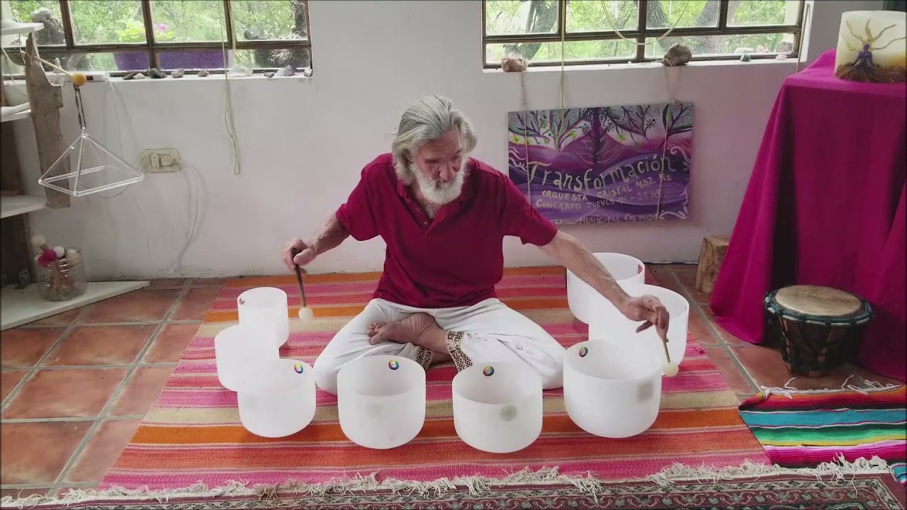 432 crystal bowls with Daniel Brower