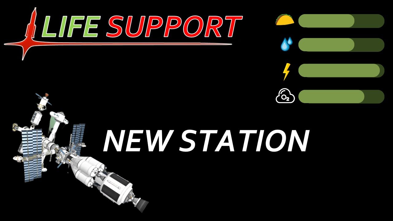 Constructing an Orbital Station for Eve - Life Support 04