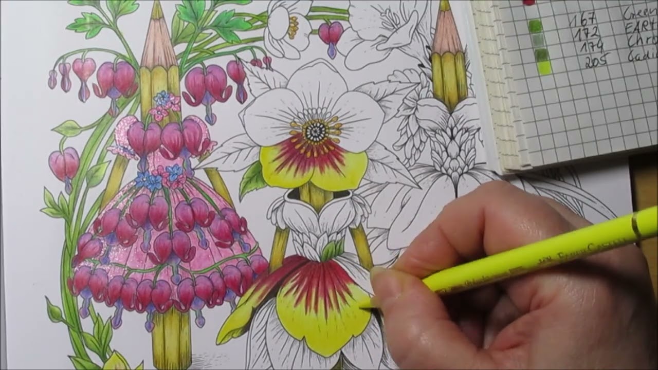 Blumenstifte Part 2 -  Coloring Book -  Blossomia  by Annie Reyes