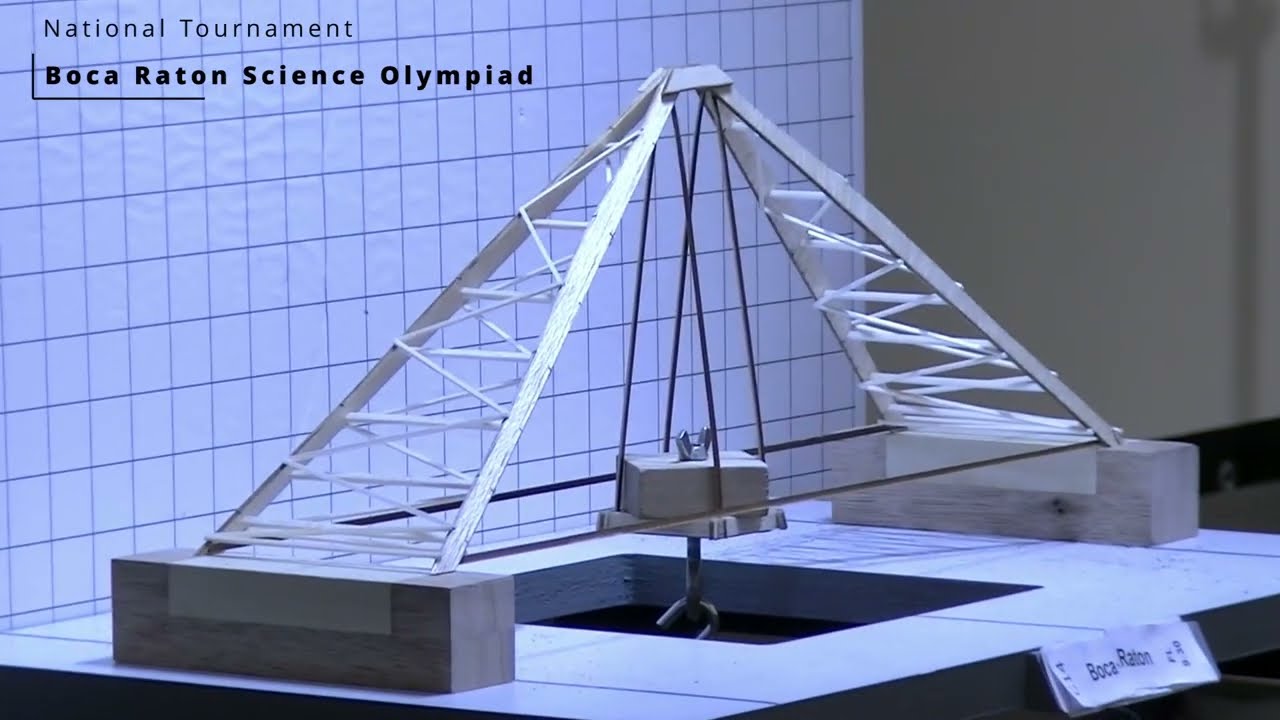 Boca Raton Science Olympiad Bridges 2023 Nationals