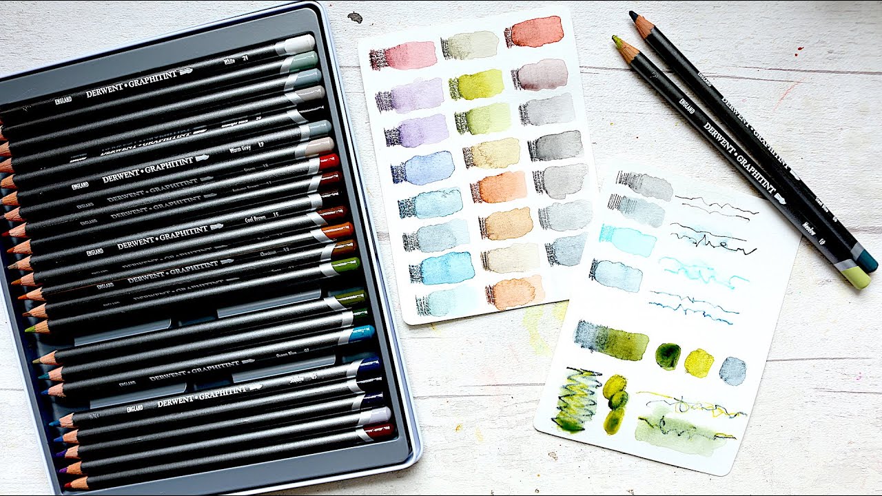 PART 1/2 Derwent Graphitint | Chatty Swatching