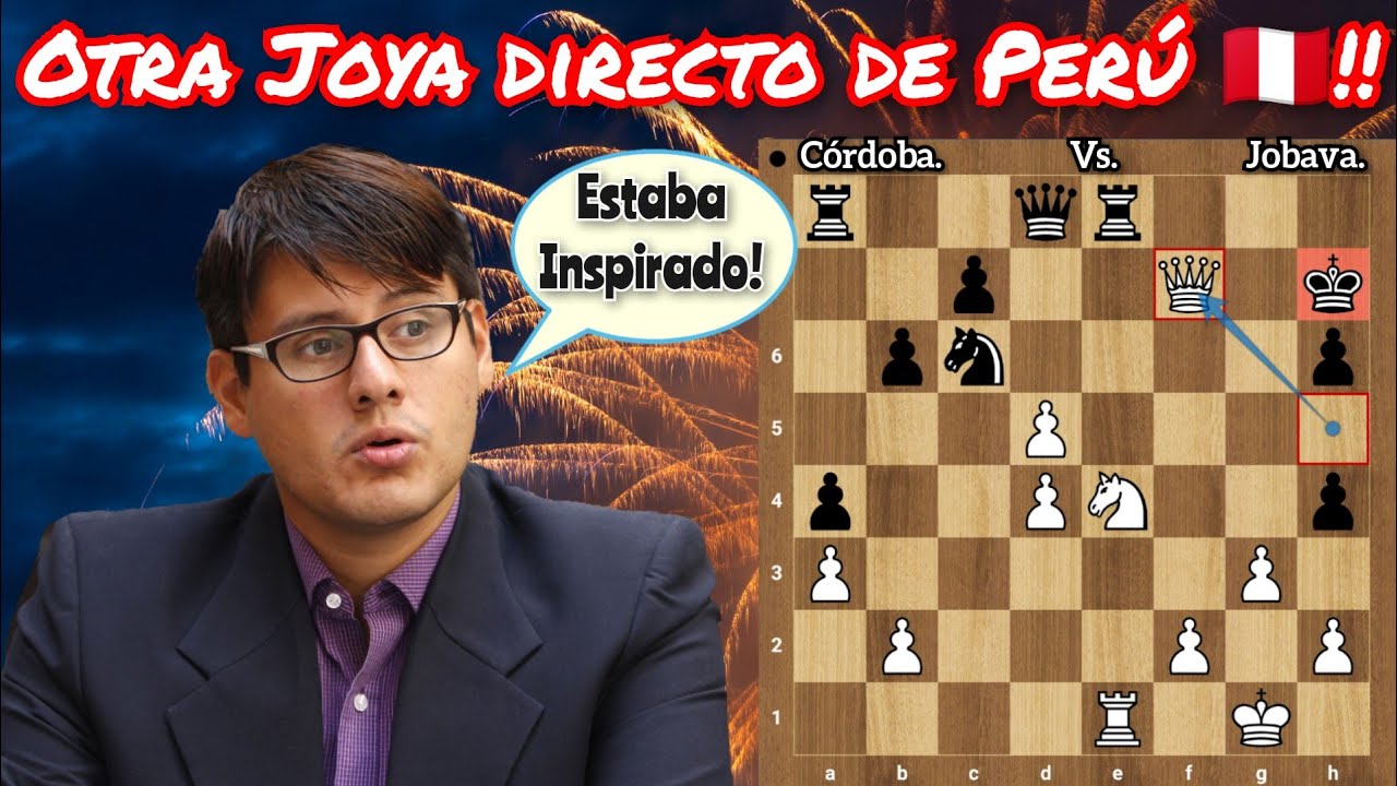 OTRA JOYA DIRECTO DE PERÚ 🇵🇪!! Córdoba vs. Jobava (Perú vs. Georgia Olimpiada ronda 10).