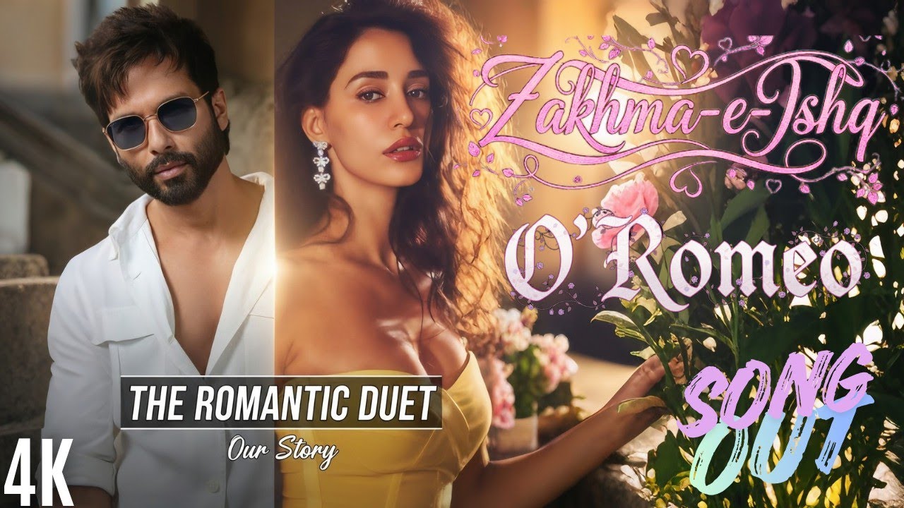 Zakhma-e-Ishq (Song) | O' Romeo | Shahid Kapoor | Disha Pathani | The Romantic Duet| Lyrics King