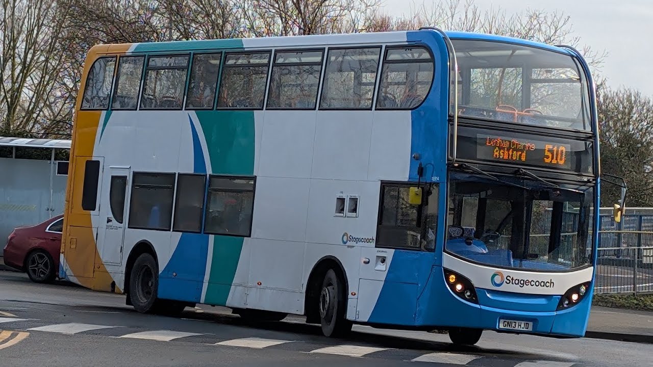 On Loan to Ashford! - Stagecoach South East GN13 HJD 15914 Scania N230UD ADL Enviro400