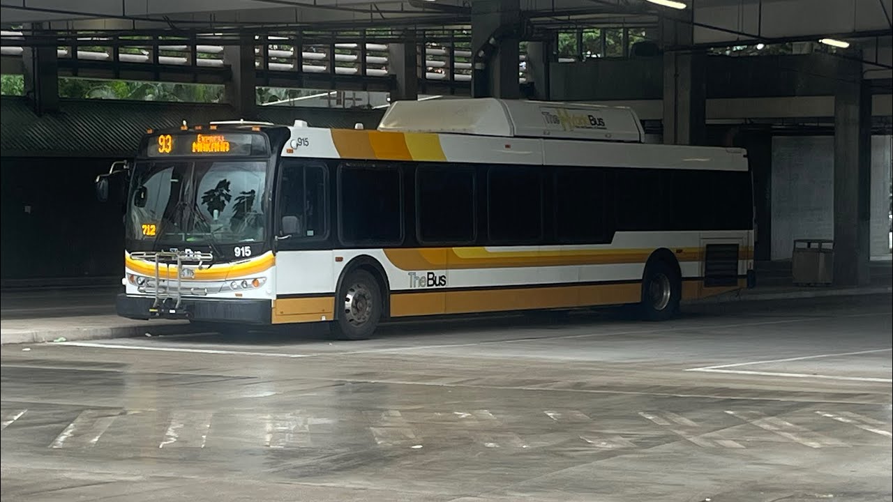 TheBus Honolulu Bus 915 Route 93 Express! MAKAHA (Part 1)