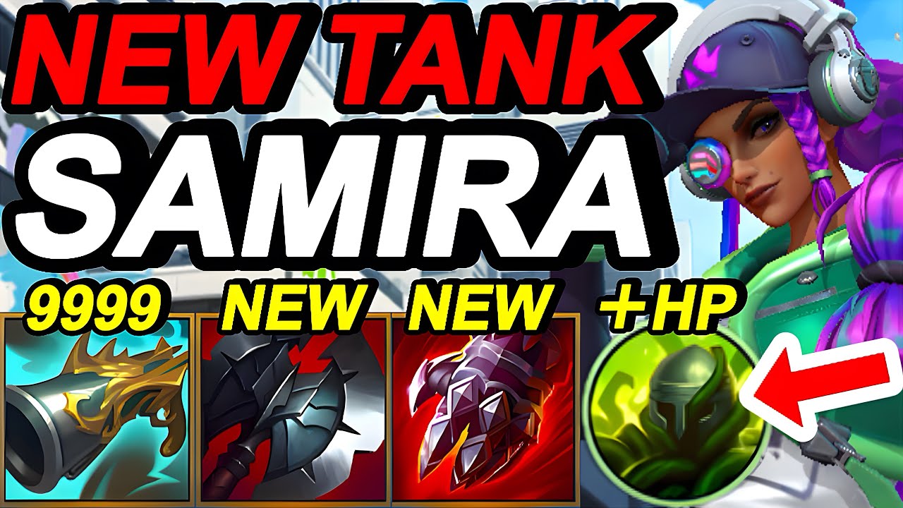 Wild Rift China Samira Adc - 28KILL - China New Tank Samira Build Runes - Challenger Rank Gameplay