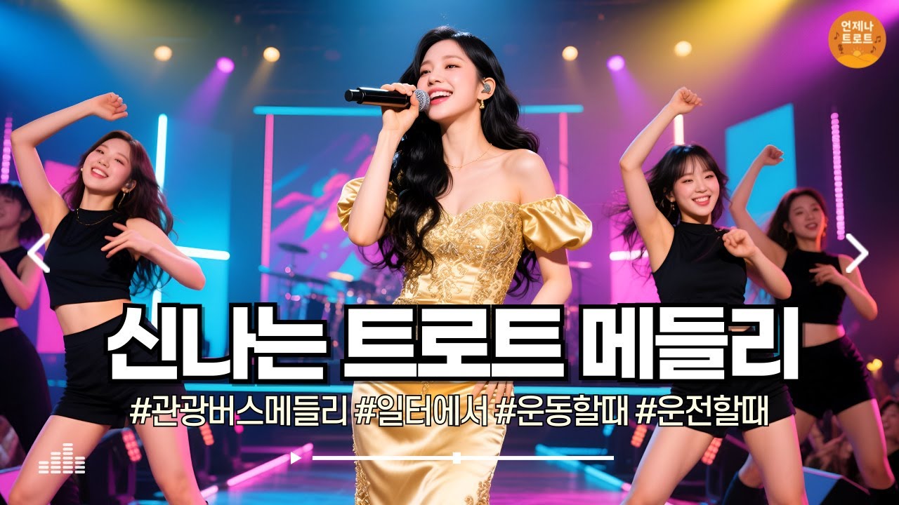 🔴실시간 🚫광고 없음 | 일 하면서 듣기 딱! 🔥신나는 트로트 메들리 | 최신 트로트 | 언제나 트로트ㅣ뽕짝 트로트ㅣk-trot
