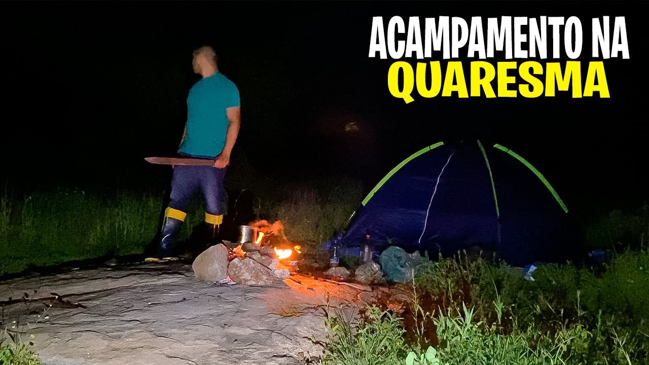 Acampei sozinho na beira do lago na quaresma no Sertão, Mistérios e Lendas Sinistras!