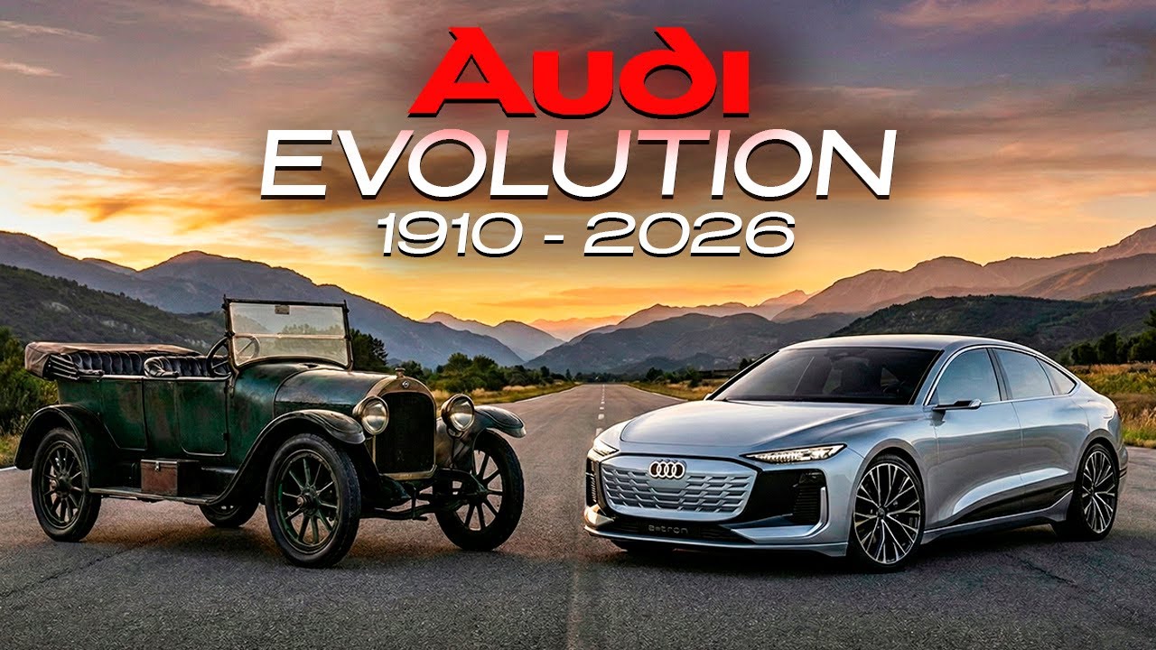 Audi Evolution (1910–2026) | From the First Car to the Future