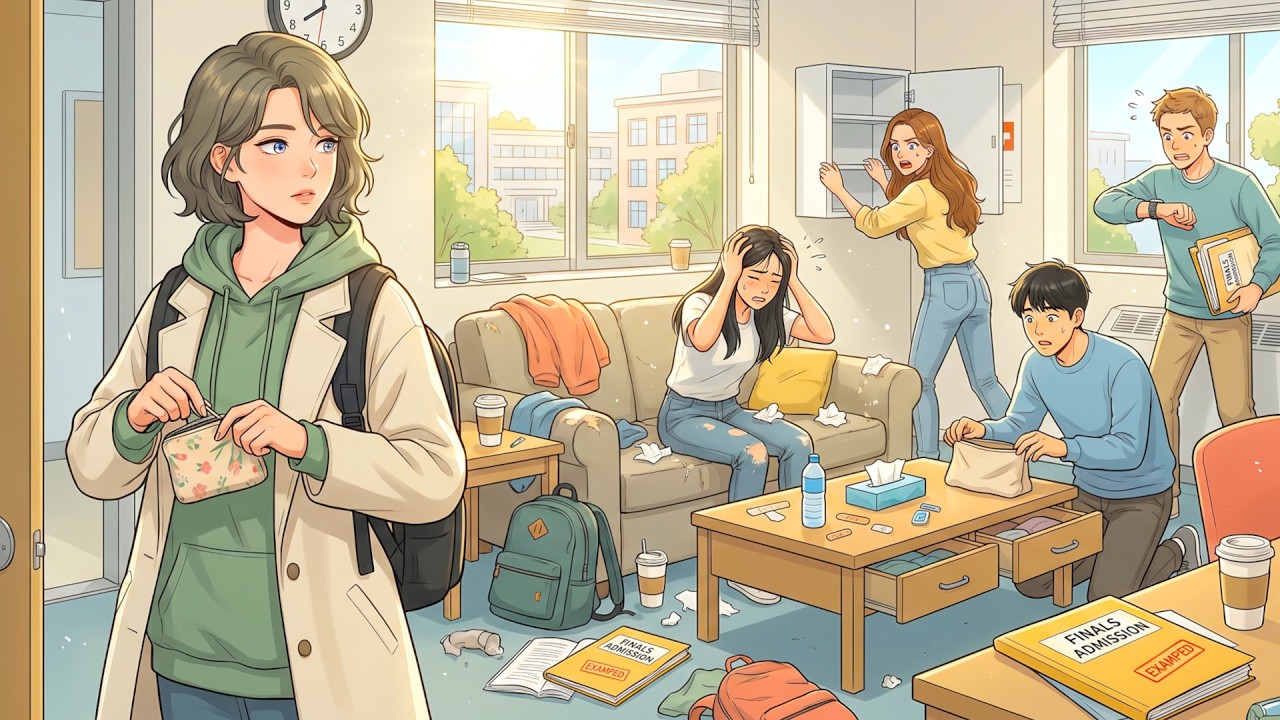 Reborn, I Refused to Share My Medicine Kit and Watched the Whole Dorm Panic Before Finals
