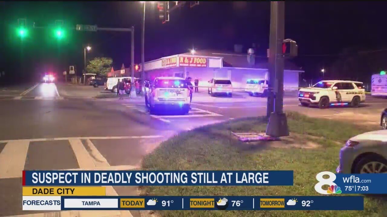 2 Killed, 1 Injured in Dade City Shooting | Suspect on the Run in Pasco County