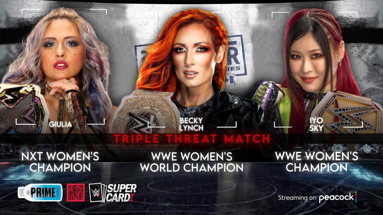 WWE 2K24 SURVIVOR SERIES GIULIA VS BECKY LYNCH VS IYO SKY